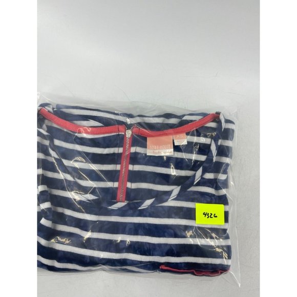 Boat House Beachwear Striped Sleeveless Beach Coverup Shirt Top Pockets Size XS - Picture 12 of 12